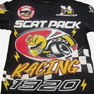 Reason Men's Black and White T-shirt racing racecar